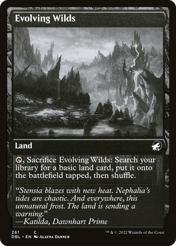 {C} Evolving Wilds (261) [Innistrad: Double Feature][DBL 261]