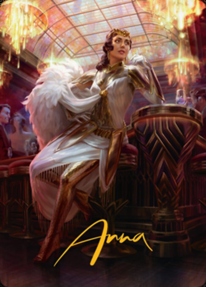 {A} Elspeth Resplendent 1 Art Card (Gold-Stamped Signature) [Streets of New Capenna Art Series][GS ASNC 003]
