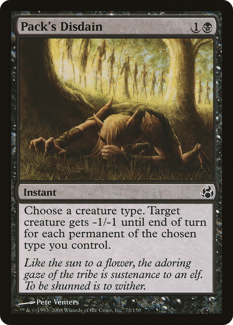 {C} Pack's Disdain [Morningtide][MOR 073]