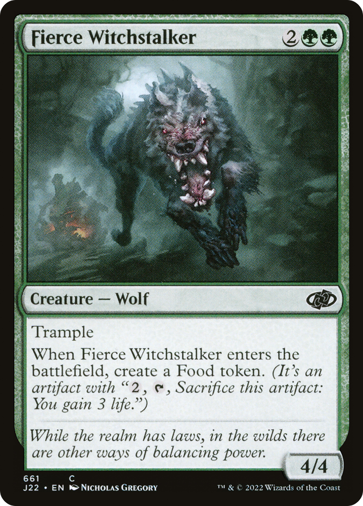 {C} Fierce Witchstalker [Jumpstart 2022][J22 661]