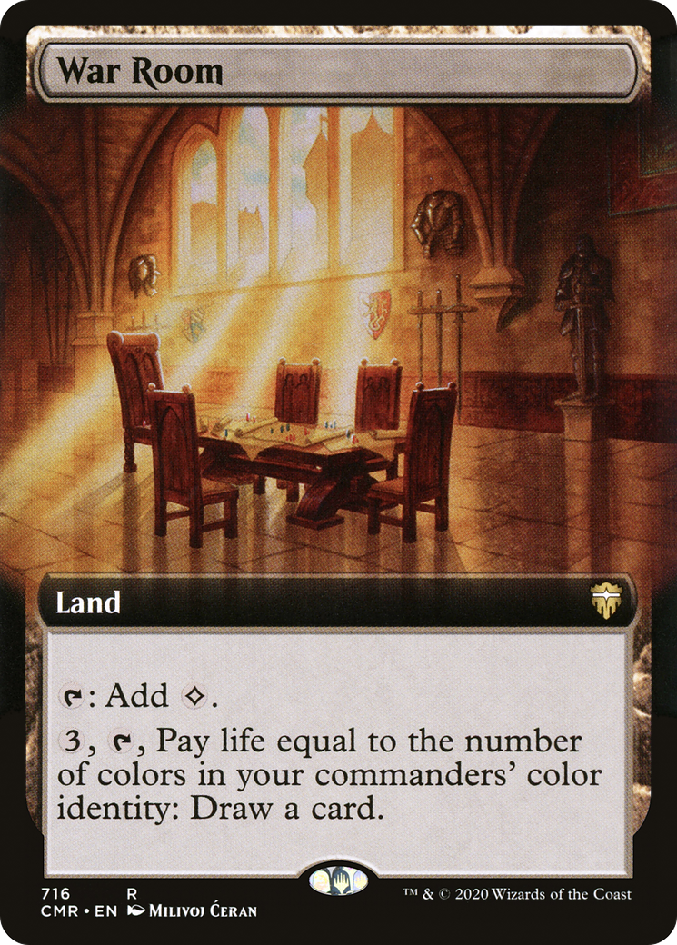 {R} War Room (Extended Art) [Commander Legends][CMR 716]