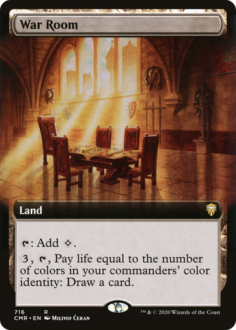 {R} War Room (Extended Art) [Commander Legends][CMR 716]