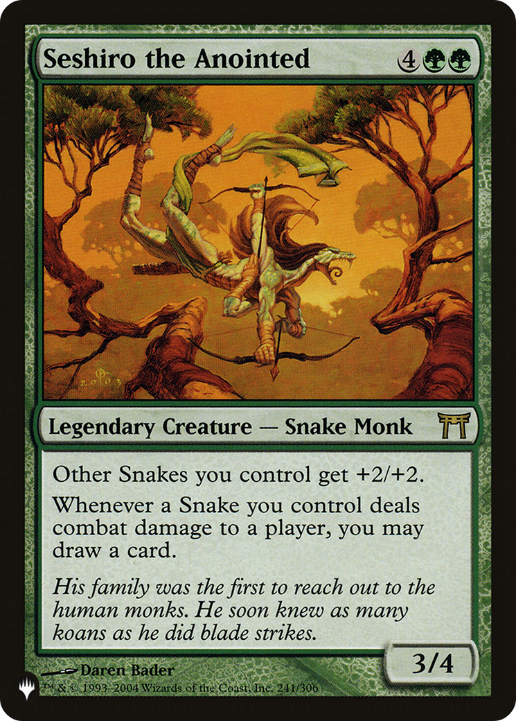 {R} Seshiro the Anointed [LIST CHK-241]