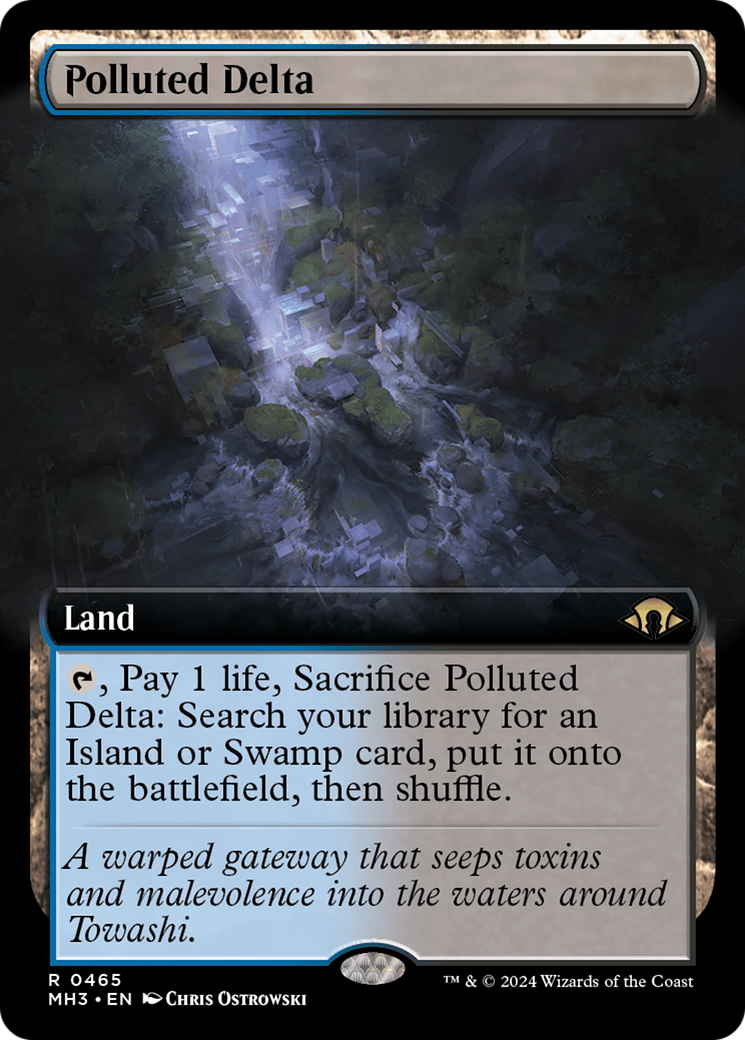 {R} Polluted Delta (Extended Art) [Modern Horizons 3][MH3 465]
