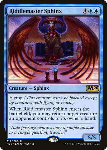 {R} Riddlemaster Sphinx [Core Set 2020][M20 317]