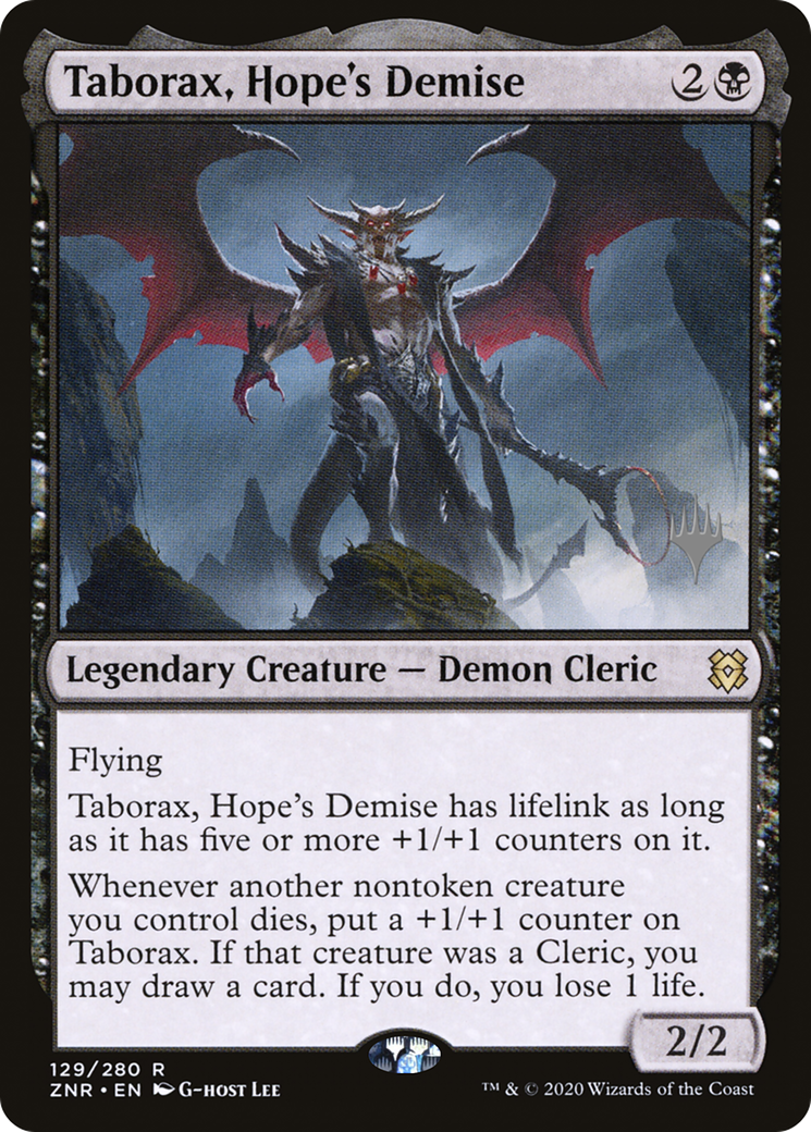 {R} Taborax, Hope's Demise (Promo Pack) [Zendikar Rising Promos][PP ZNR 129]