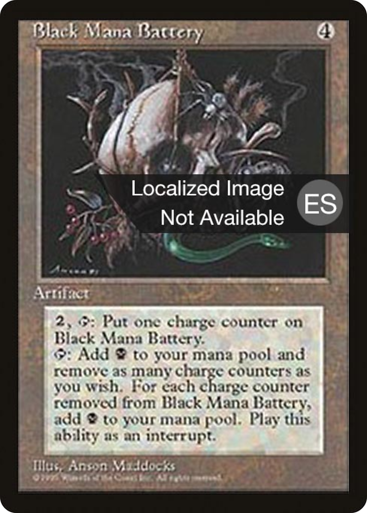 {F} Black Mana Battery [Fourth Edition (Foreign Black Border)][FBB 4ED 298]