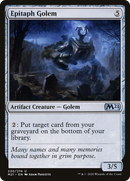 {C} Epitaph Golem [Core Set 2021][M21 230]