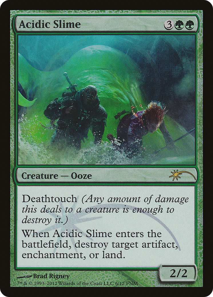 {R} Acidic Slime [Friday Night Magic 2012][PA F12 006]