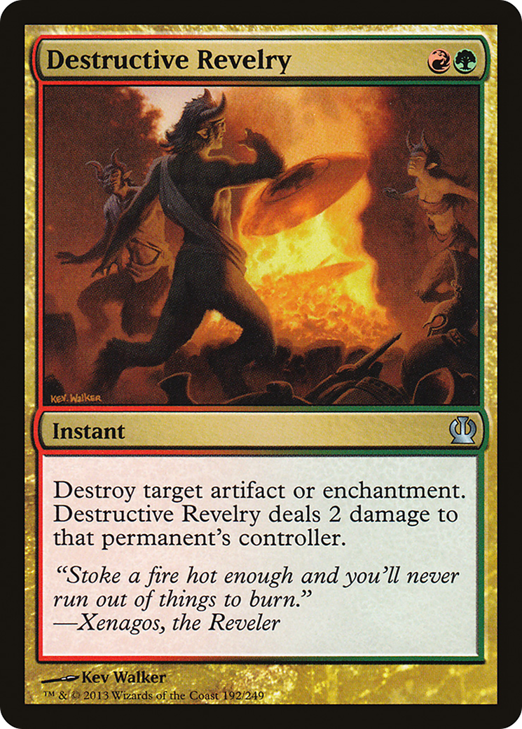 {C} Destructive Revelry [Theros][THS 192]