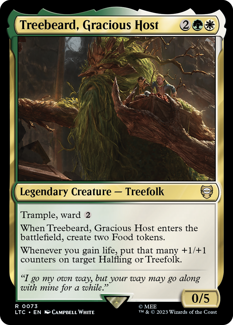 {R} Treebeard, Gracious Host [The Lord of the Rings: Tales of Middle-Earth Commander][LTC 073]