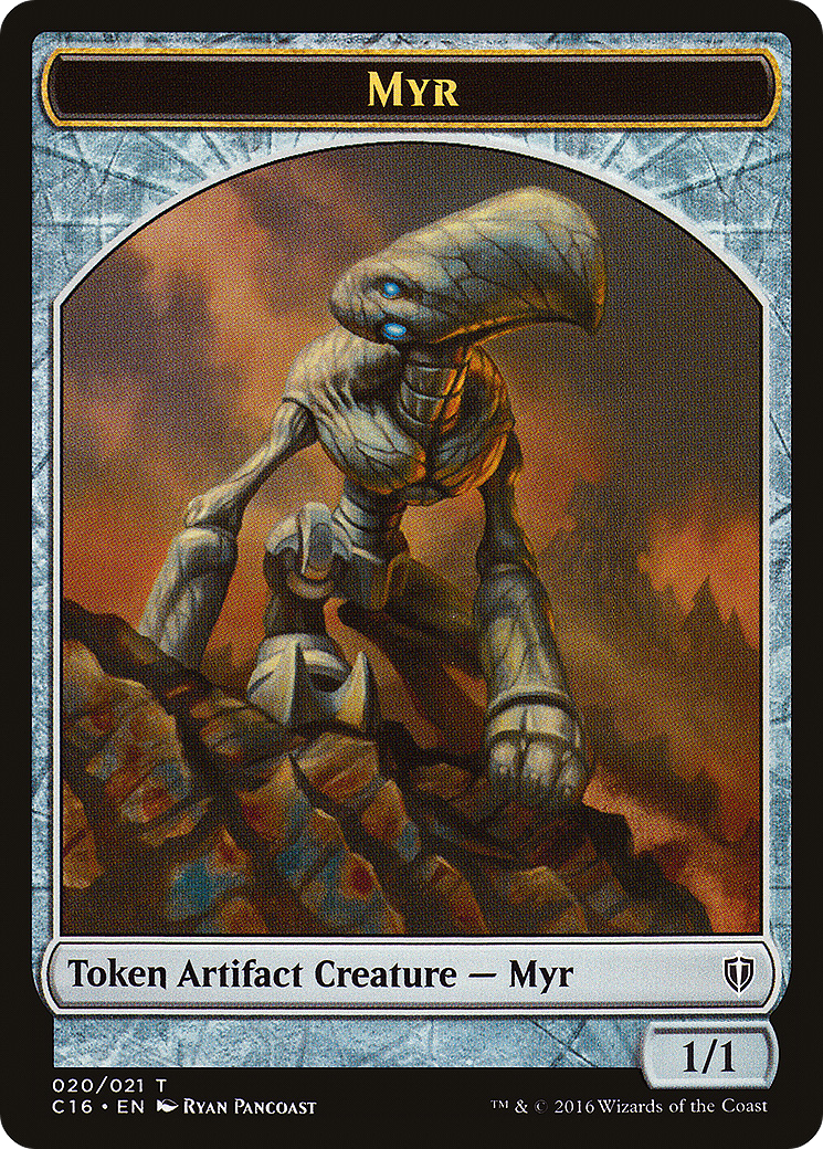 {T} Myr Token [Commander 2016 Tokens][TC16 020]