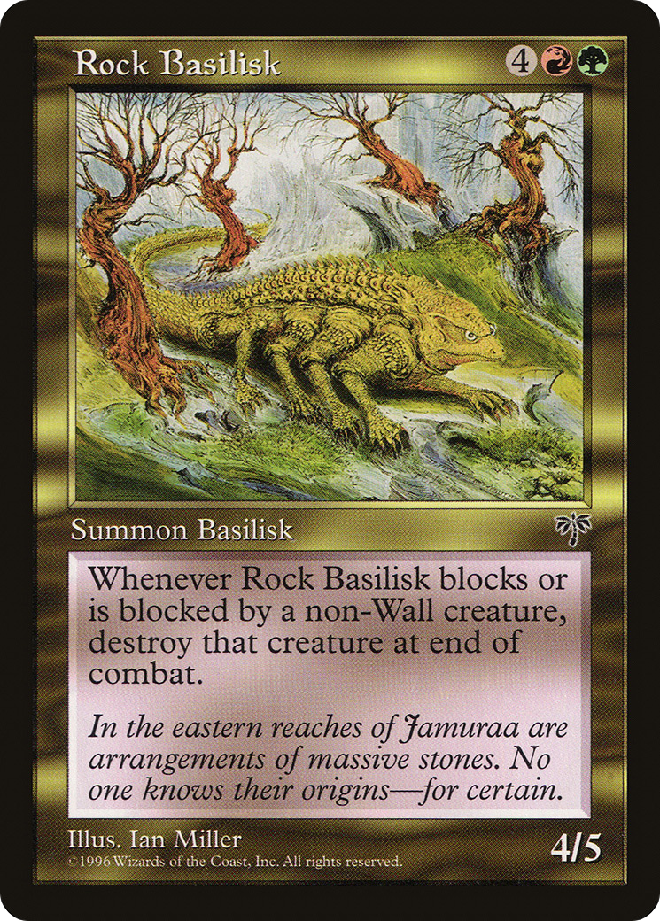{R} Rock Basilisk [Mirage][MIR 279] - Misty Mountain Games