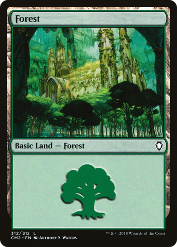 {B}[CM2 312] Forest (312) [Commander Anthology Volume II]