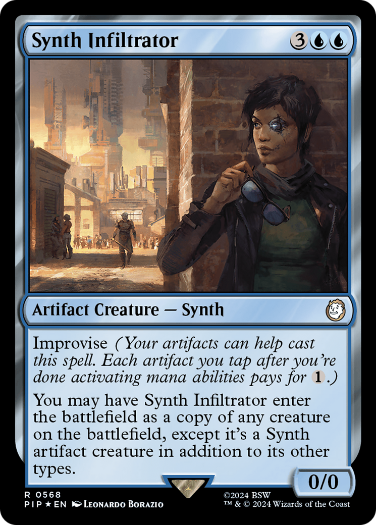 {R} Synth Infiltrator (Surge Foil) [Fallout][PIP 568]