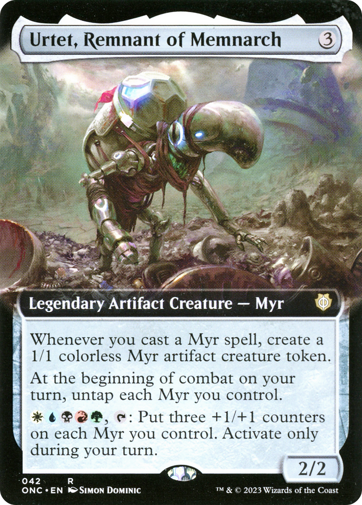 {R} Urtet, Remnant of Memnarch (Extended Art) [Phyrexia: All Will Be One Commander][ONC 042]