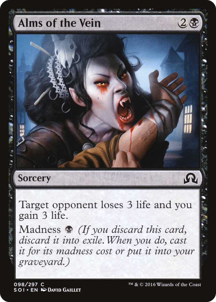{C} Alms of the Vein [Shadows over Innistrad][SOI 098]