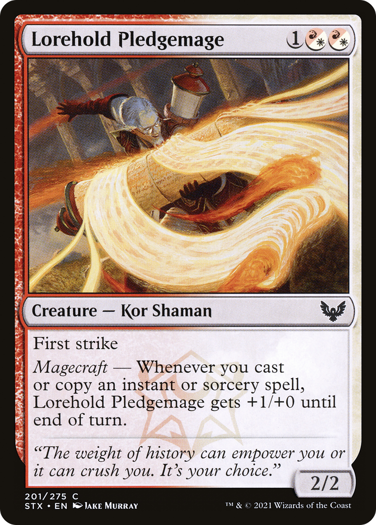 {C} Lorehold Pledgemage [Strixhaven: School of Mages][STX 201]