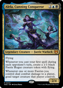 {R} Alela, Cunning Conqueror [Wilds of Eldraine Commander][WOC 003]