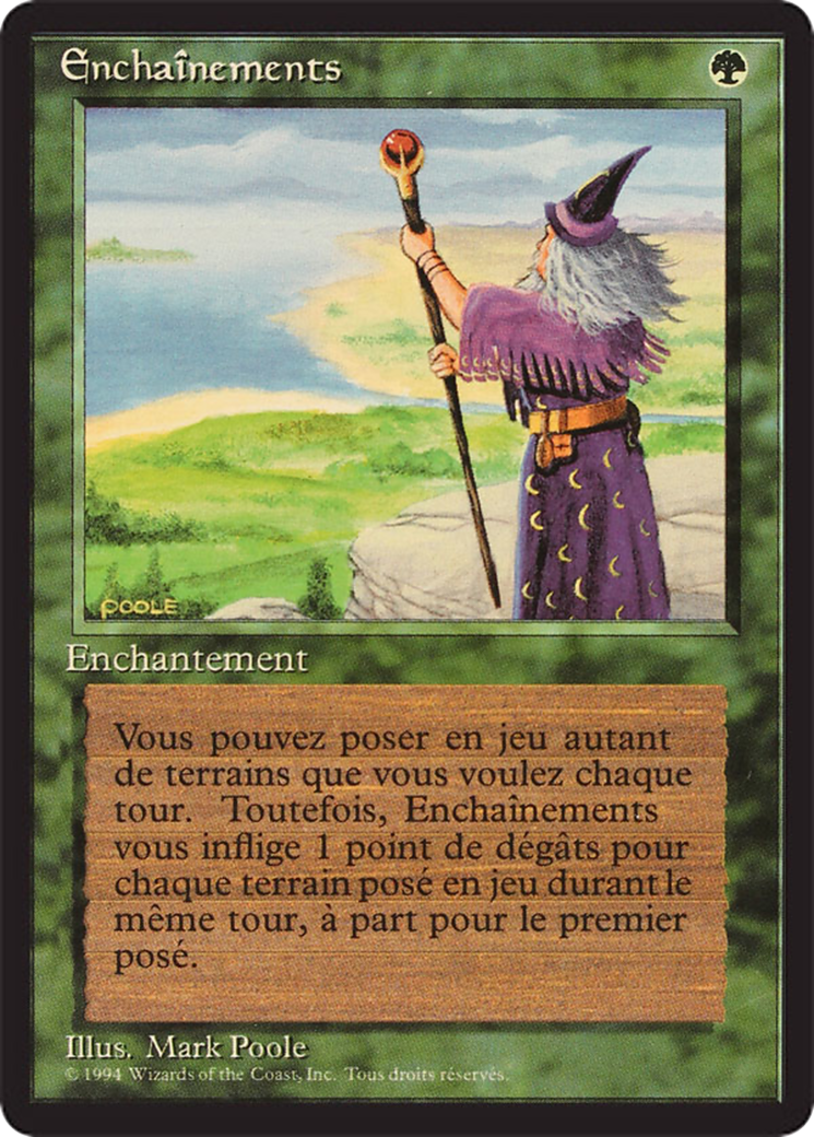 {F} Fastbond [Foreign Black Border][FBB 3ED 194]