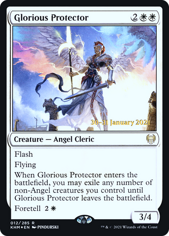 {R} Glorious Protector [Kaldheim Prerelease Promos][PR KHM 012]