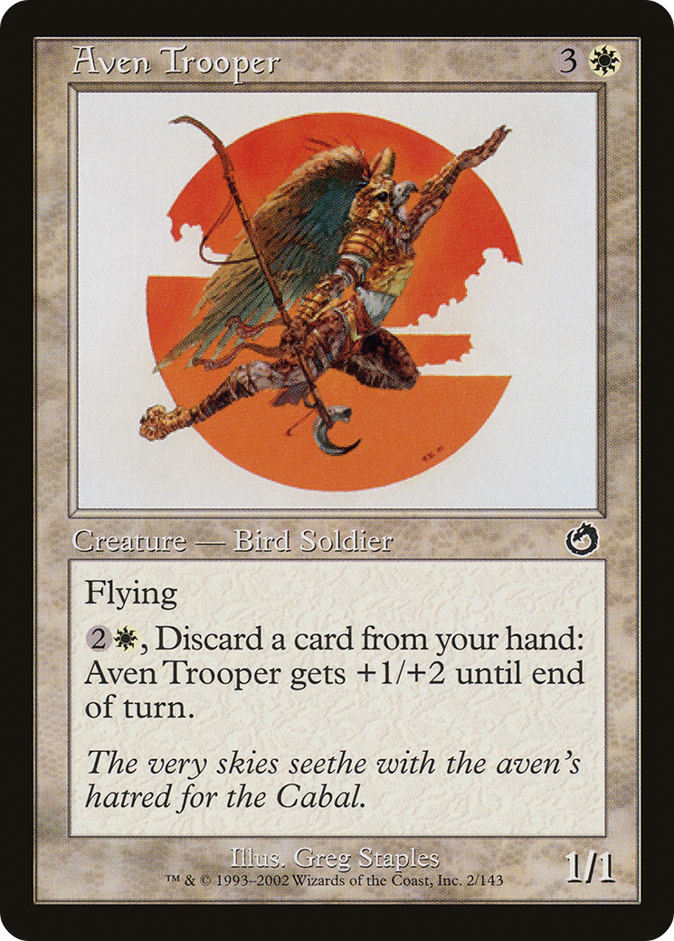 {C} Aven Trooper [Torment][TOR 002]