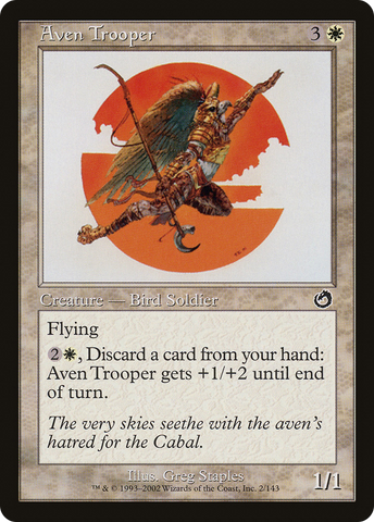 {C} Aven Trooper [Torment][TOR 002]