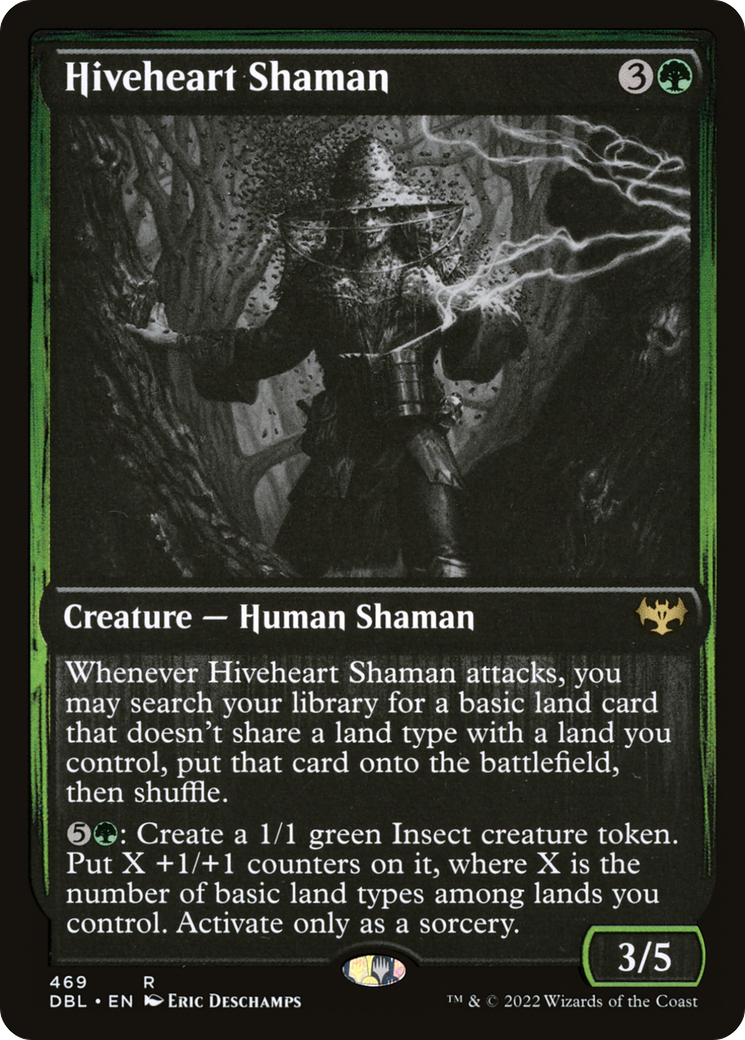 {R} Hiveheart Shaman [Innistrad: Double Feature][DBL 469]