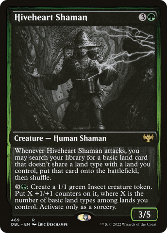 {R} Hiveheart Shaman [Innistrad: Double Feature][DBL 469]