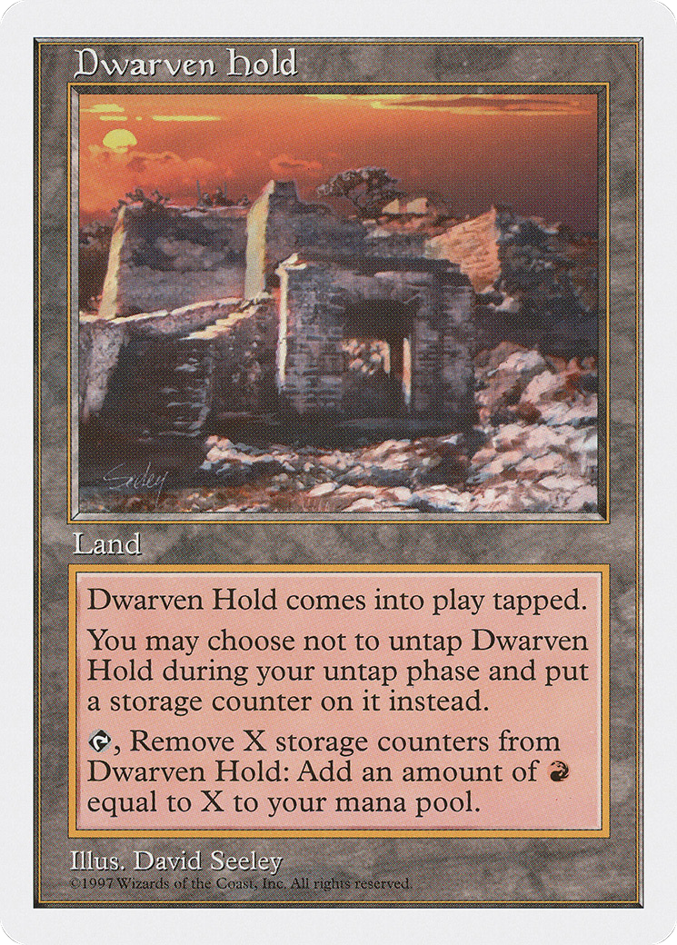 {R} Dwarven Hold [Fifth Edition][5ED 414]
