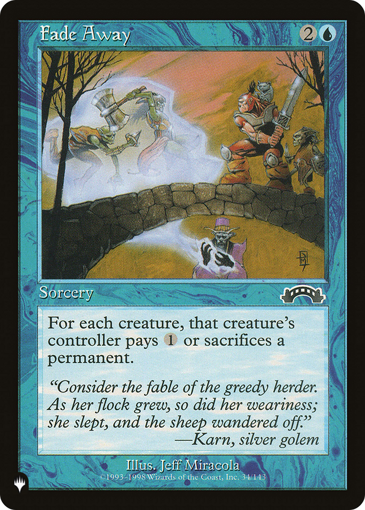 Fade Away [LIST 34/143]