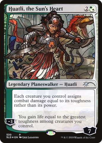 {C} Huatli, the Sun's Heart (Secret Lair) [Secret Lair Drop Promos][SLD 530]