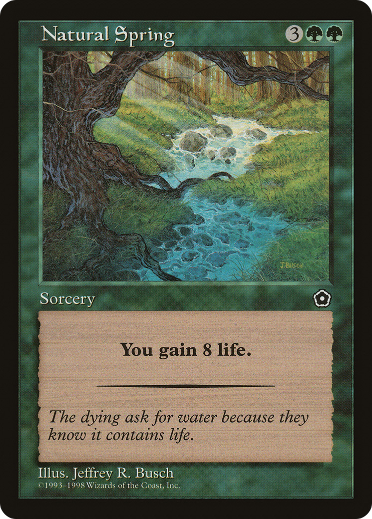 {C} Natural Spring [Portal Second Age][PO2 134]