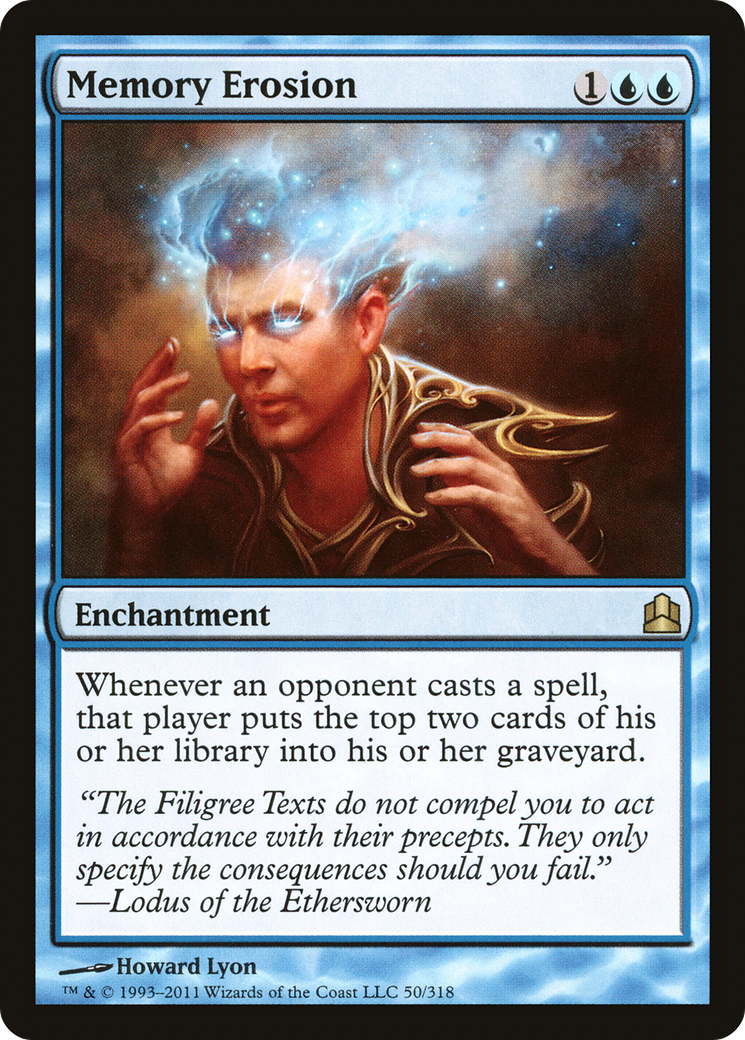 {R} Memory Erosion [Commander 2011][CMD 050] - Misty Mountain Games