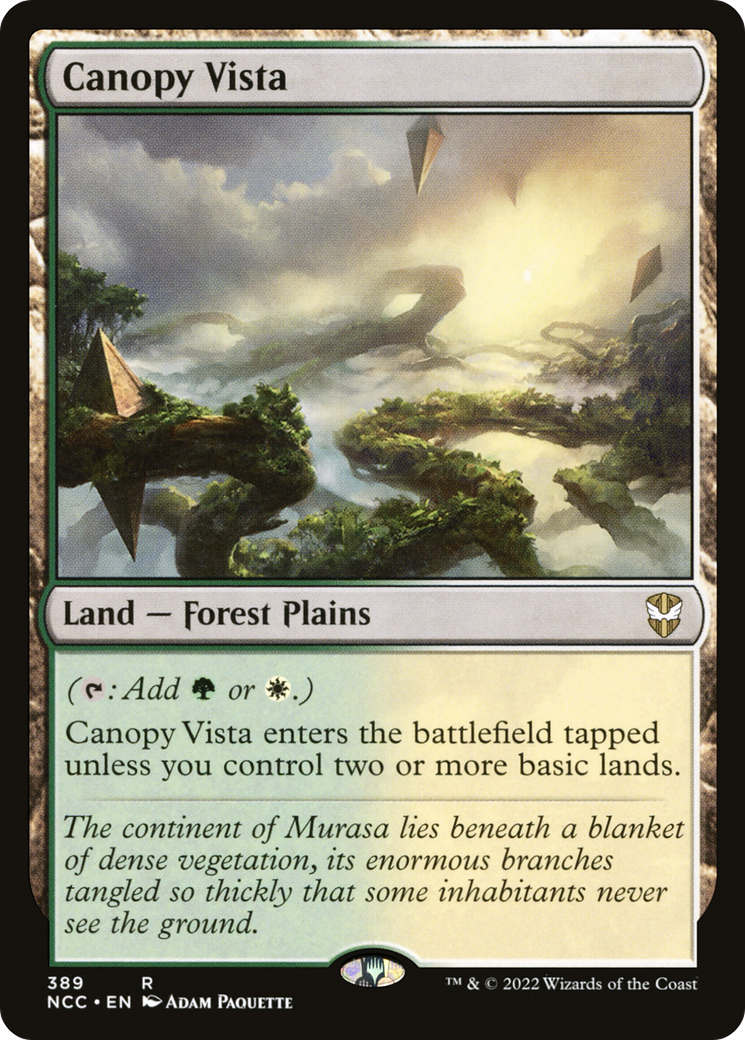{R} Canopy Vista [Streets of New Capenna Commander][NCC 389]