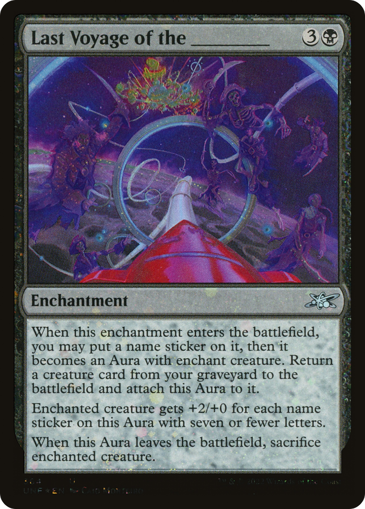 {C} Last Voyage of the _____ (Galaxy Foil) [Unfinity][UNF 364]