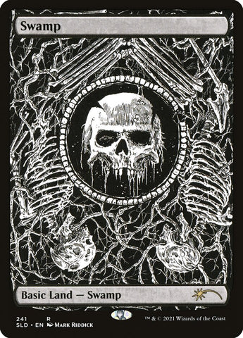 {B}[SLD 241] Swamp (Crushing Brutality) [Secret Lair Drop Series]
