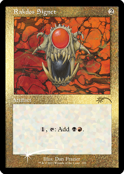 {R} Rakdos Signet (Retro) (Foil Etched) [Secret Lair Drop Series][ET SLD 289]