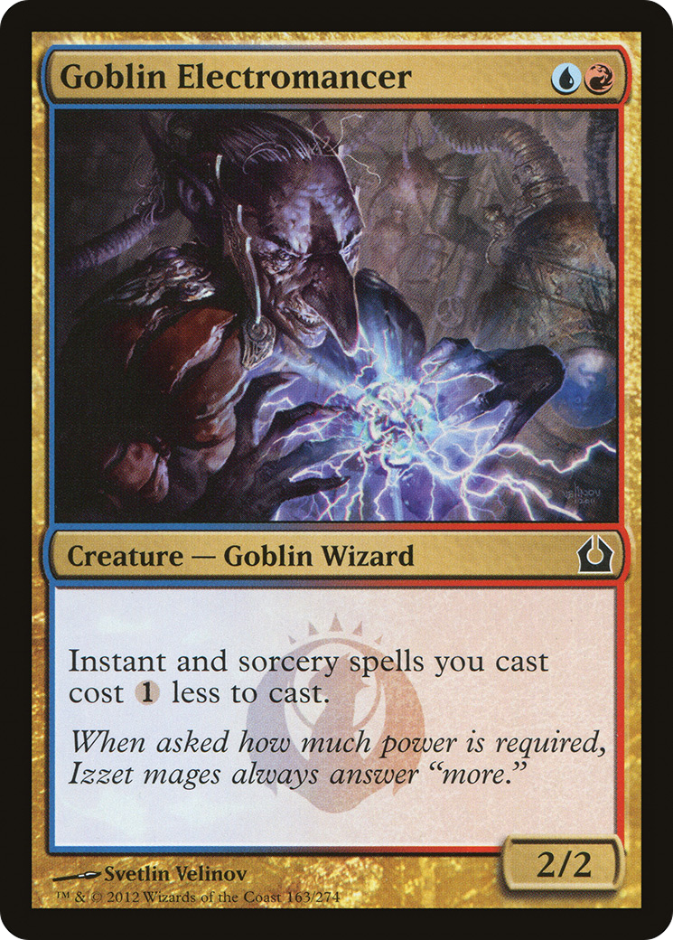 {C} Goblin Electromancer [Return to Ravnica][RTR 163]