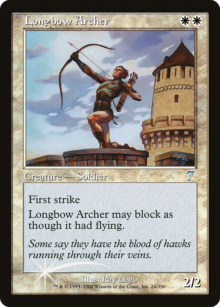 {C} Longbow Archer [Seventh Edition][7ED 026]