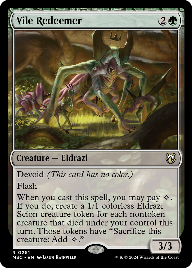 {R} Vile Redeemer [Modern Horizons 3 Commander][M3C 251]