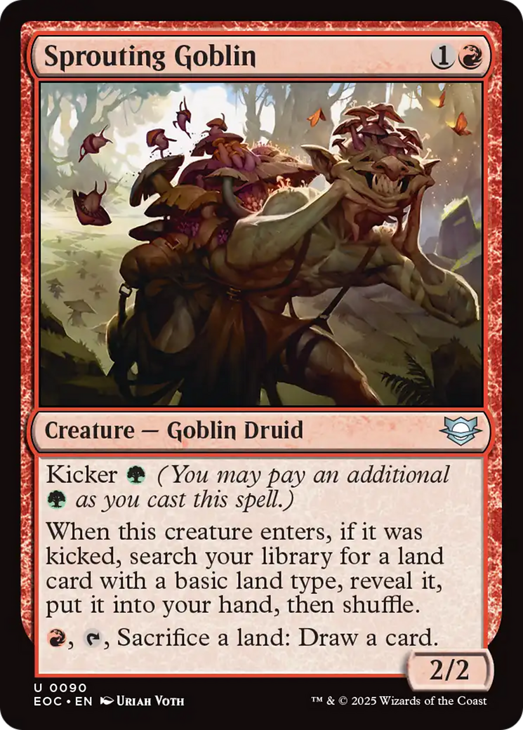 {C} Sprouting Goblin [Edge of Eternities Commander][EOC 090]