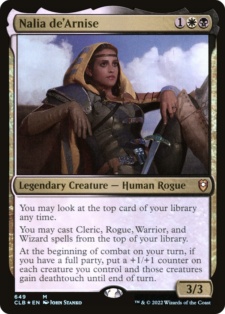{R} Nalia de'Arnise [Commander Legends: Battle for Baldur's Gate][CLB 649]