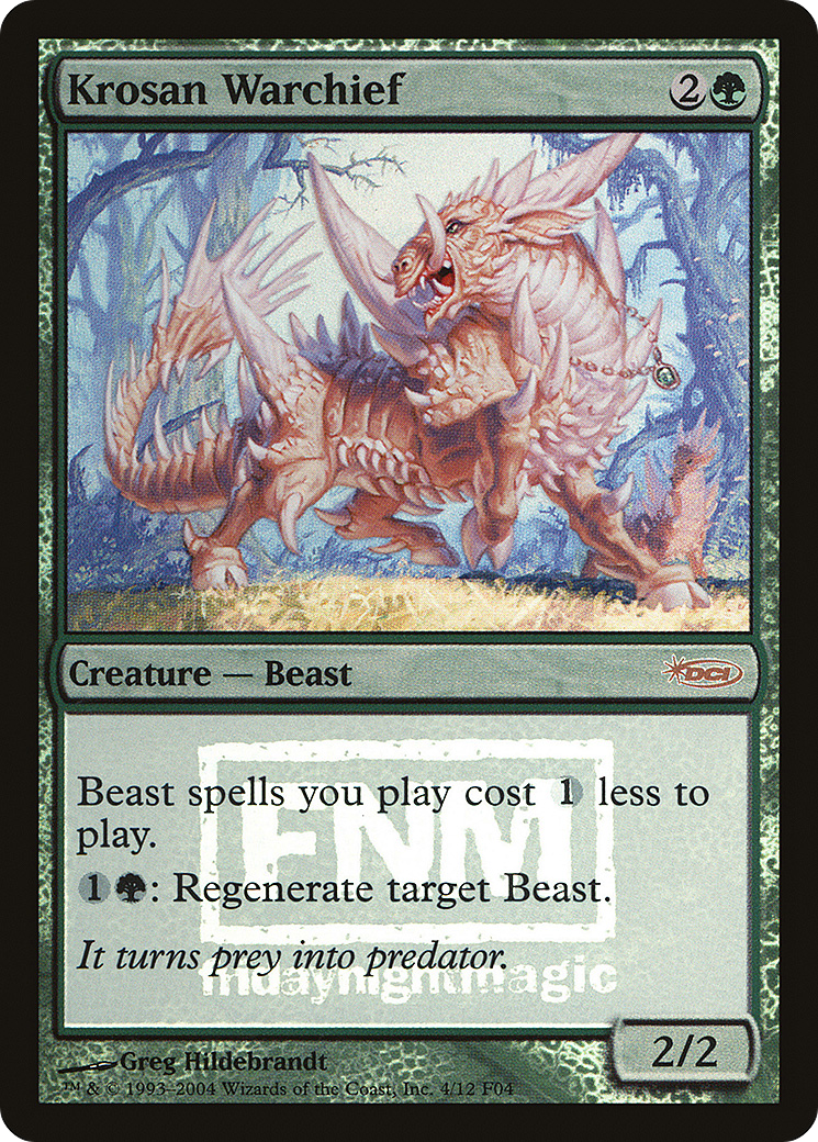 {R} Krosan Warchief [Friday Night Magic 2004][PA F04 004]