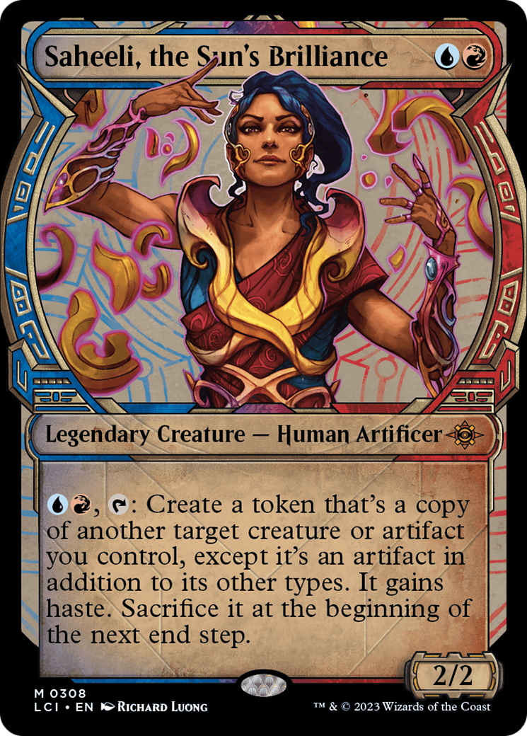 {@R} Saheeli, the Sun's Brilliance (Showcase) [The Lost Caverns of Ixalan][LCI 308]