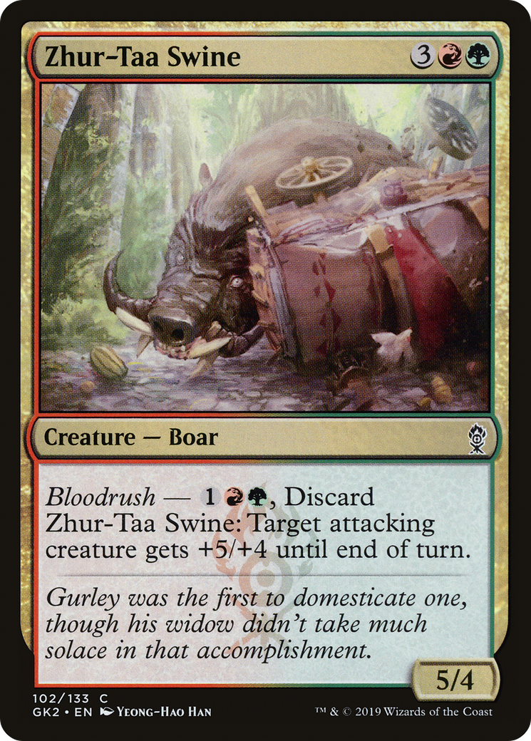 {C} Zhur-Taa Swine [Ravnica Allegiance Guild Kit][GK2 102]