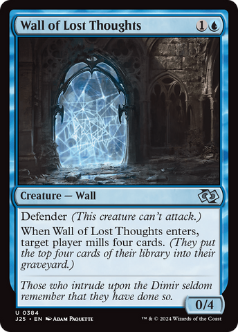 {C} Wall of Lost Thoughts [Foundations Jumpstart][J25 384]
