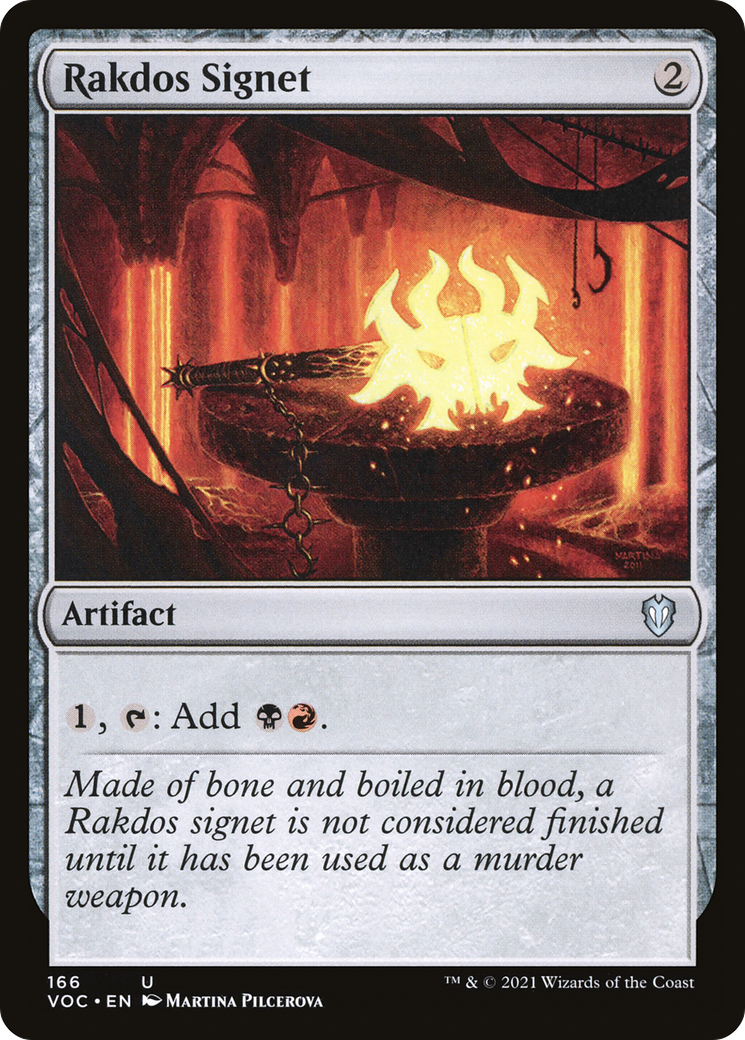 {C} Rakdos Signet [Innistrad: Crimson Vow Commander][VOC 166]