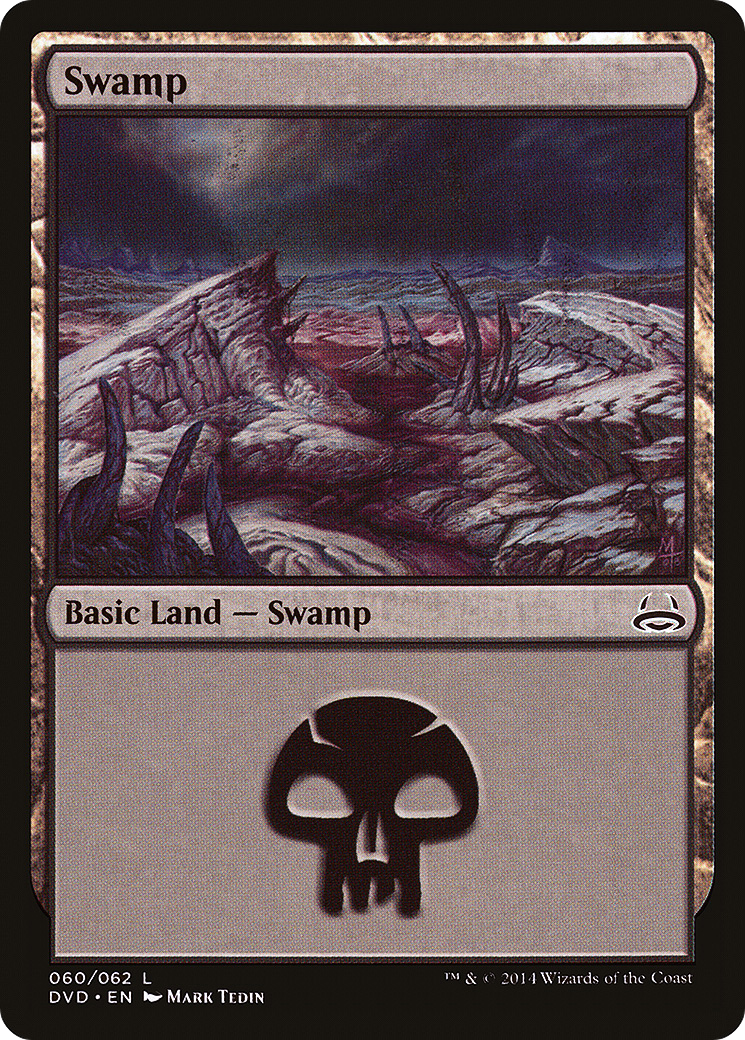 {B}[DVD 060] Swamp (60) (Divine vs. Demonic) [Duel Decks Anthology]