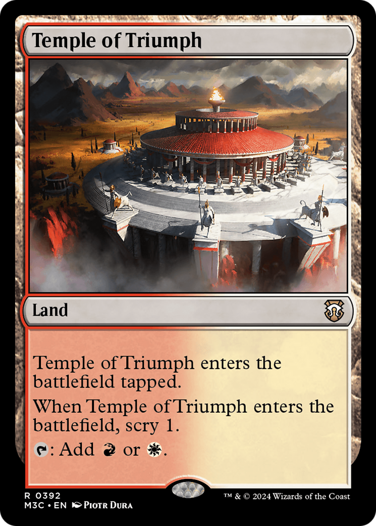 {R} Temple of Triumph [Modern Horizons 3 Commander][M3C 392]